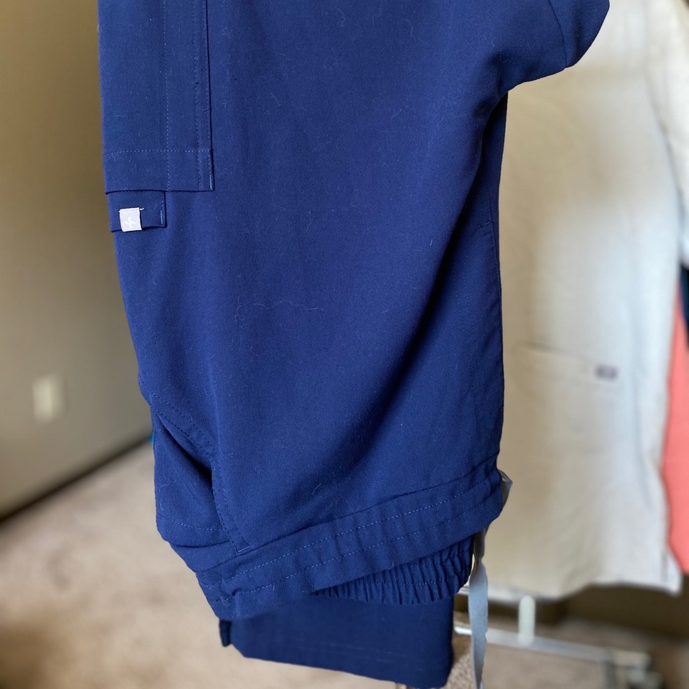 FIGS NAVY BLUE XL(Regular) YOLA SKINNY SCRUB PANTS